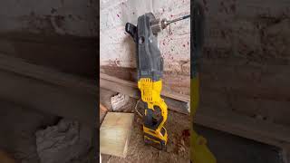 The Dewalt angled drill is a BEAST! #plumber #tools #plumbing