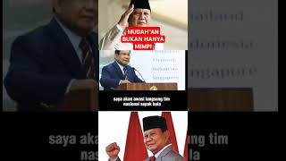 Insha alloh bukan sekedar mimpi #football #prabowosubianto