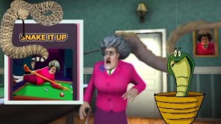 SCARY TEACHER 3D GAMEPLAY || TEASE MISS T SHE'LL NEVER  FORGET 🐍 (android iOS)