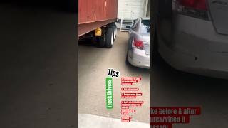 Driver TIP: Lookout for parked Cars near trailers #backing #trailer