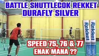 Shuttlecock Rekket Durafly Silver, Cock 3in1 Super Awet Hingga 30% ❗