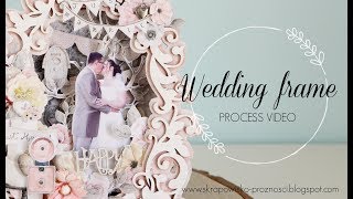 Vintage wedding frame - process video | Mintay Papers