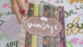 Colección papeles scrapbooking Vintage - Craft sensations.