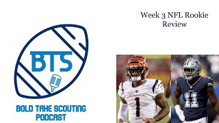 NFL Week 3 Rookie Review