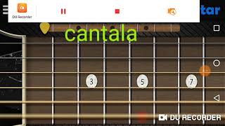 Tercer elemento dicen de mi   , guitarra virtual