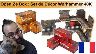 🇫🇷 Open Ze Box : Set de Décors Warhammer 40K ( My Scenery / Grand Tournament - Format WTC 2022 )