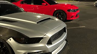 FBO Procharged 5.0 vs my hellcat!!! And the guys gut my car when I’m not looking!! Lol