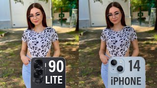 Honor 90 Lite VS iPhone 14 Camera Test Comparison