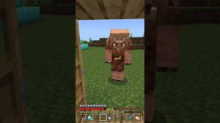 Minecraft: helping mob 🥰 #shorts #82