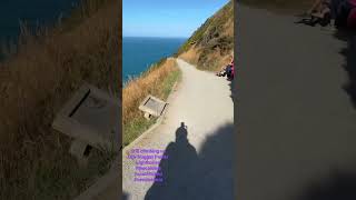 Climbing up ..Otw Nugget Point Lighthouse #thecaitlins #southisland # #newzealand #thefrakarsas