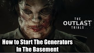 The Outlast Trials How to Start The Generators In The Basement - Police Station