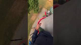 bela ciao playground parkour snatching headphones pov! #shorts