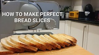 Universal Food Slicer by Bifinett. How to make perfect slices of your homemade bread 🍞.