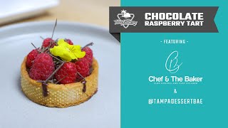 Chocolate RaspberryTart Recipe | Chef and the Baker