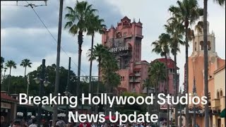 Breaking Hollywood Studios News Update