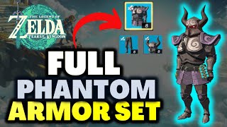 ATTACK UP BUFF!!!! FULL Phantom Armor Set Zelda Tears of the Kingdom