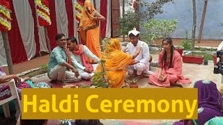 Haldi Ceremony|| Himanshu Weds Minakshi|| @FunWithShanvi