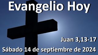 EVANGELIO DEL DIA - Sábado 14 de septiembre de 2024 - Juan 3,13-17