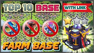 💥ANTI 3 STAR💥 TOP10 BEST TH15 FARM BASE  WITH LINK || TH15 BASE ANTI LOOT || TH15 BASE UPDATE 2024