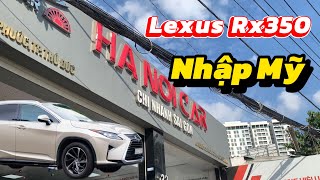 Siêu Hiếm | Lexus Rx350 nhập Mỹ sản xuất 2017 màu Vàng cát nội thất Kem cực đẹp.