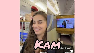 kam quitte Paris pour retrouver ses enfants sur Dubaï 🥰😇🥰