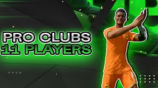 PRO CLUBS 11 PLAYERS 5 GOL FC 25 GAMEPLAY