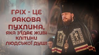 Гріх - це ракова пухлина, яка з’їдає живі клітини людської душі | Проповідь після покаянного канону