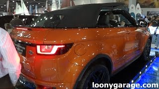 Range Rover Evoque Convertible Roof Open Close