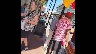 searching for drinks on Bourbon st in New Orleans A5says day 1