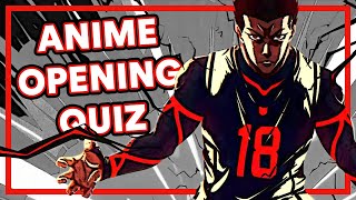 ANIME OPENING QUIZ - 50 OPENINGS [SUPER EASY]