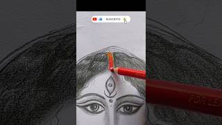 drawing maa durga  #durgapuja #drawing #shorts #pencil#youtubeshorts #viral