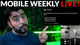 #MobileWeekly Live Ep 430 - New Samsung Camera is Amazing, Pixel Watch 2 Details & More Tech News