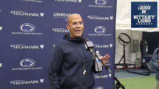 James Franklin takes questions from the media on Wisconsin, allegations against former players