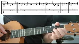 Sally's Song - Easy Beginner Ukulele Tabs With Playthrough Tutorial Lesson