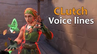 Clutch Voice lines of All Agents (Valorant)