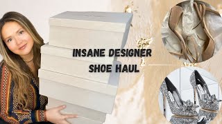 I bought SEVEN PAIRS of designer shoes. JIMMY CHOO UNBOXING.