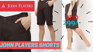 JOHN PLAYERS Shorts Review || Best Shorts for Men under 300 || Ajio Loot