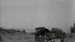 SNCV - Tram Vicinal à Vapeur ● Extrait du film "Ersatz et Kommandantur" (Gardons notre Sourire) 1938