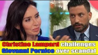 SHOWBIZ  NEWS   Tues  Oct  22nd    Giovanni Pernice  v  Christine Lampard OMG she went in hard