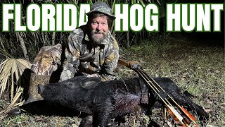 One Week Hunting Invasive Hogs in Florida with a Recurve Bow.