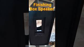 Murah Meriah Hasil Istimewa //Finishing Box Speaker Tekstur Kulit Jeruk//Cuma Pakai Nat-Lem & Pasir