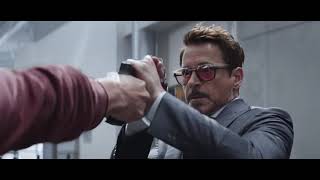 Tony Stark & Black Panther vs Bucky - Fight Scene - Captain America: Civil War (2016) Movie