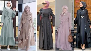 simple elegant and Designer Abaya collection//abayas design for girls #Rr Fashion ideas 💡