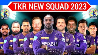 CPL 2023- Trinbago Knight Riders Final Squad list | TKR Best & New Squad 2024 |