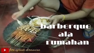 kita bbq guys ala koreaan || barberque dirumah bareng dermawan family