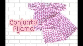 CONJUNTO DE PIJAMA  Até 2 ANOS - COM MODELAGEM