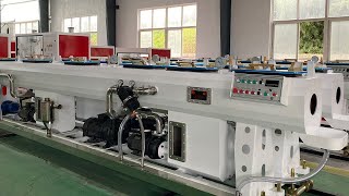 2021 Automatic 20 110mm PVC Double Pipe Making Machine | PVC Double Pipe Machine For Africa