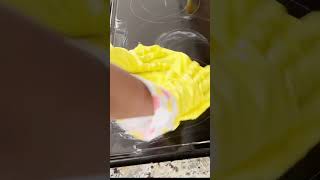 Cleaning Motivation: Glass Top  Stove #shortsviral