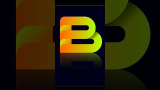 B letter logo #logo #youtubeshorts #illustrator #logodesign