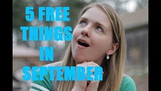 5 Free Things in September